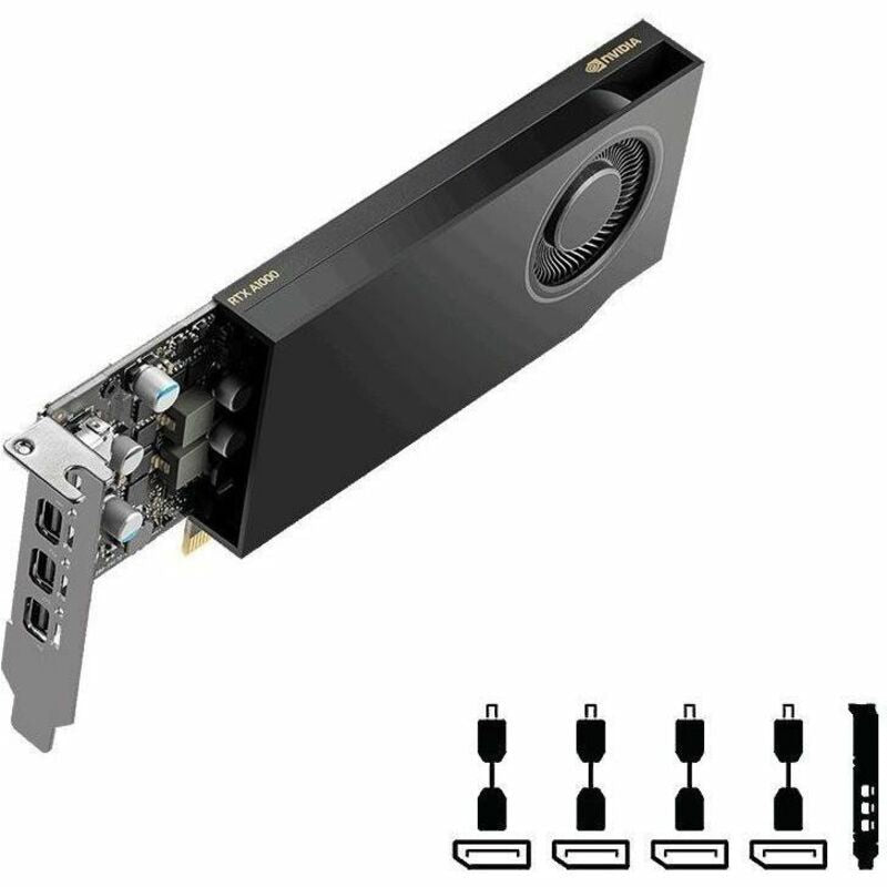 PNY NVIDIA RTX A1000 8GB GPU for Professionals with 2,304 CUDA Cores