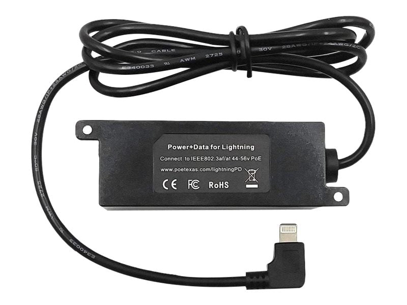 POE Texas GAF-LIGHTNING-PD - PoE adapter (wall mountable) - 44 - 57 V - 12 Watt - for Apple iPad/iPhone