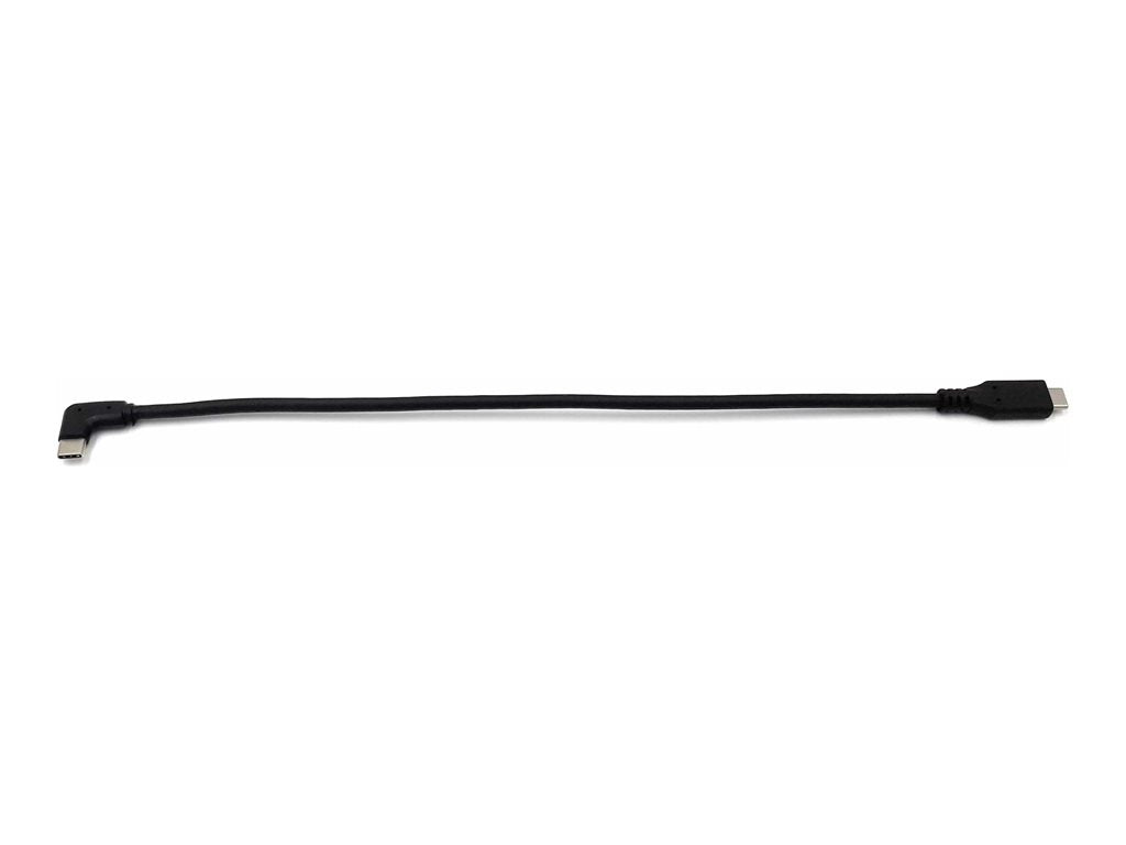 POE Texas - USB cable - 24 pin USB-C (M) to 24 pin USB-C (M) right-angled - 10 ft - bi-directional, Fast Charging USBC-RC-60W-300CM