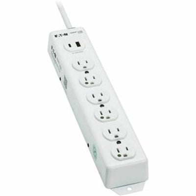 Eaton Tripp Lite Safe-IT PS-615-HGUSB Medical-Grade Power Strip