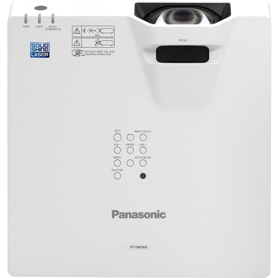 PT-TMZ400U 3LCD Short Throw Projector - 4000 Lumens WUXGA Laser | Panasonic