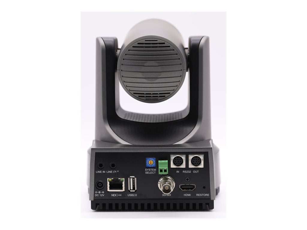 PTZOptics Move 4K - Network broadcast camera - PTZ - indoor - color - 8.42 MP - 3840 x 2160 - motorized - audio - HDMI, 3G-SDI, PT30X-4K-GY-G3-SS