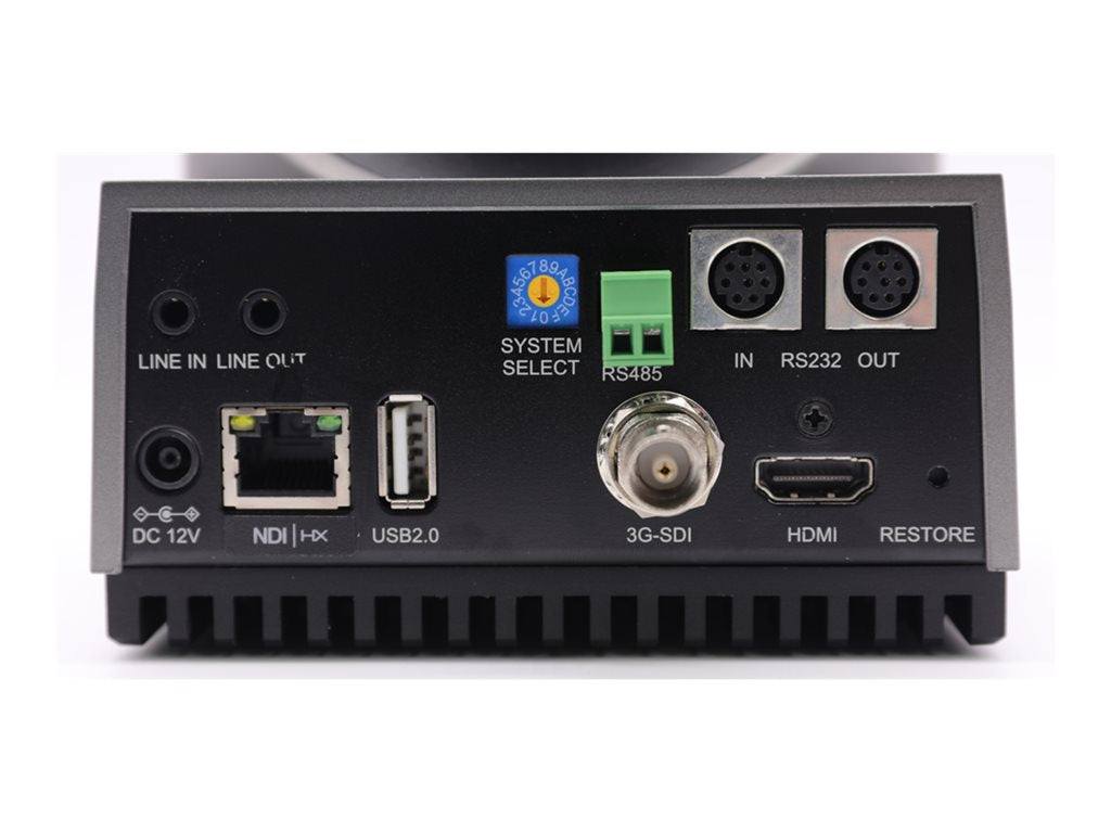 PTZOptics Move 4K - Network broadcast camera - PTZ - indoor - color - 8.42 MP - 3840 x 2160 - motorized - audio - HDMI, 3G-SDI, PT30X-4K-GY-G3-SS
