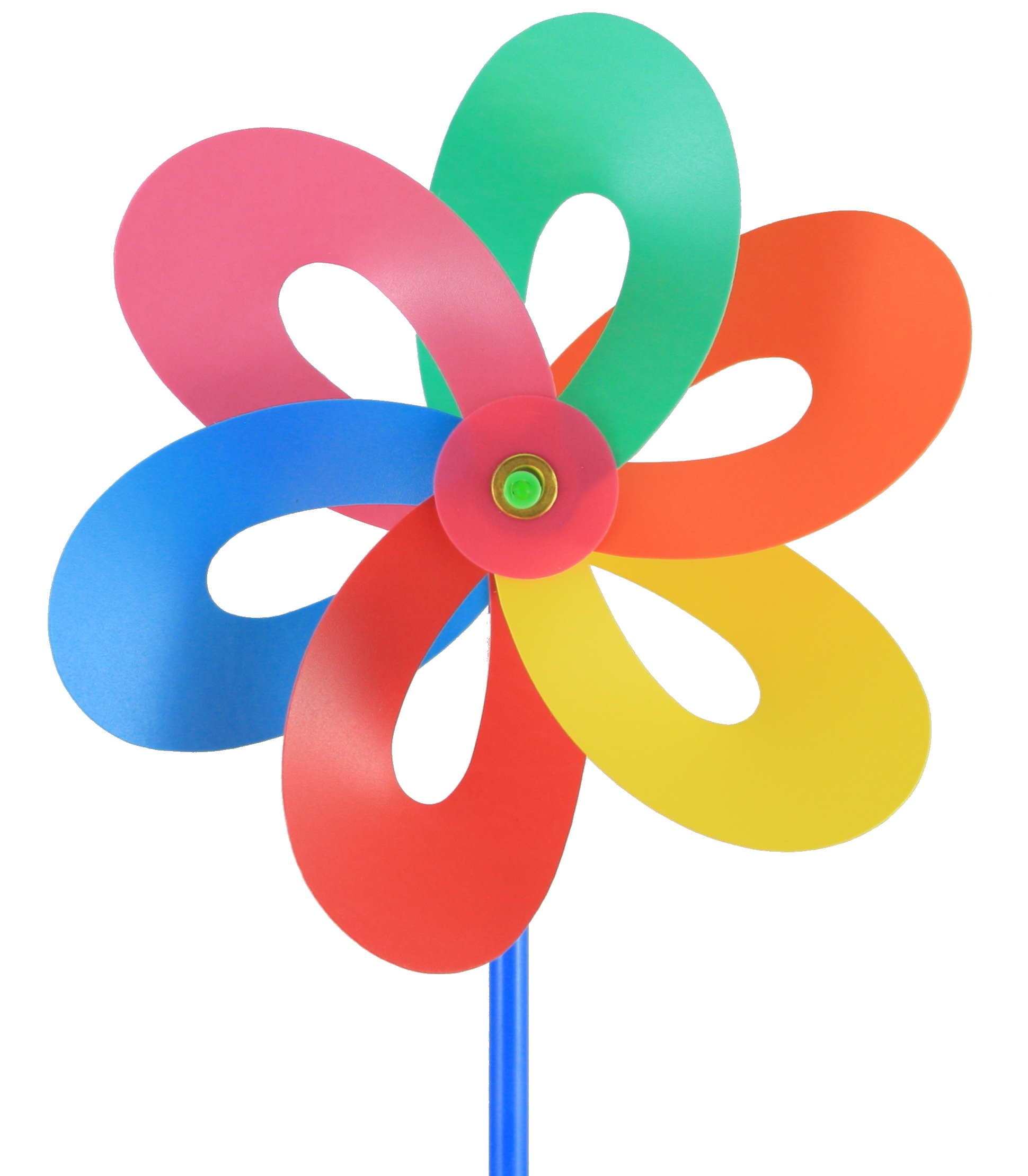 PVC Pinwheel - Blue Gingham