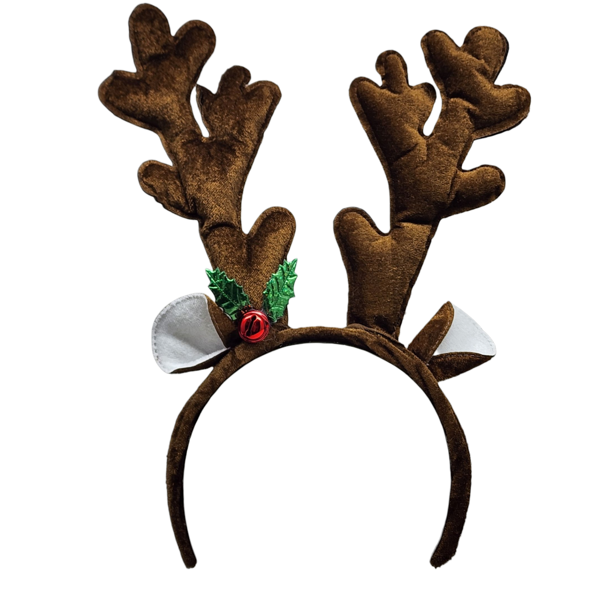 Padded Plush Antler Headband Bopper