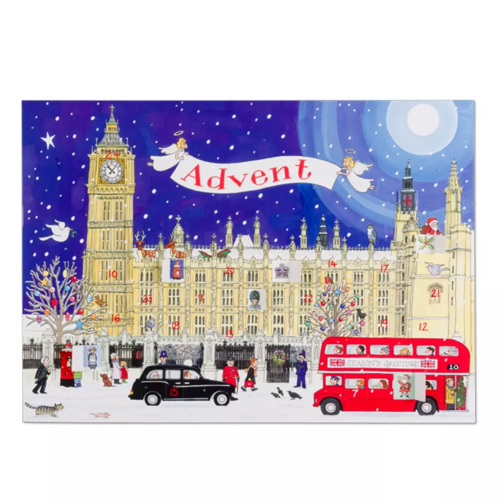 Palace of Westminster Advent Calendar Card