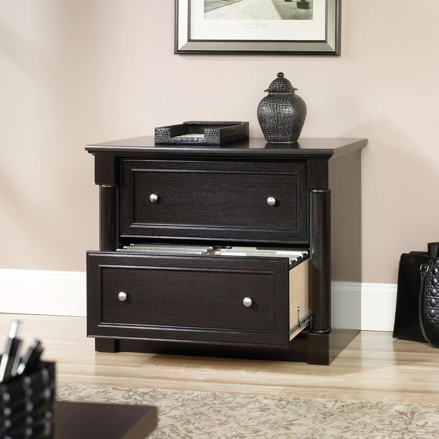 Palladia 2 Drawer File Cabinet Wind Oak Finish Home Office