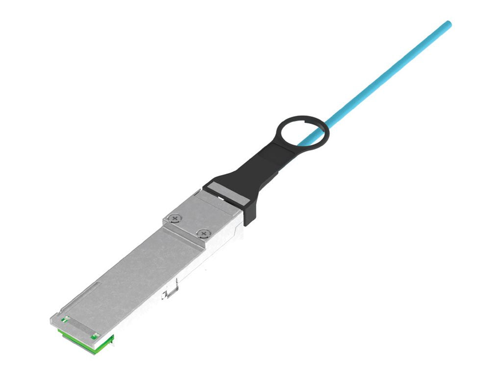 Panduit 100Gig - Network cable - QSFP28 latched to QSFP28 latched - 20 m - 0.1 in - fiber optic - OM4 - Active Optical Cable AZ83NQ2Q2AQM020