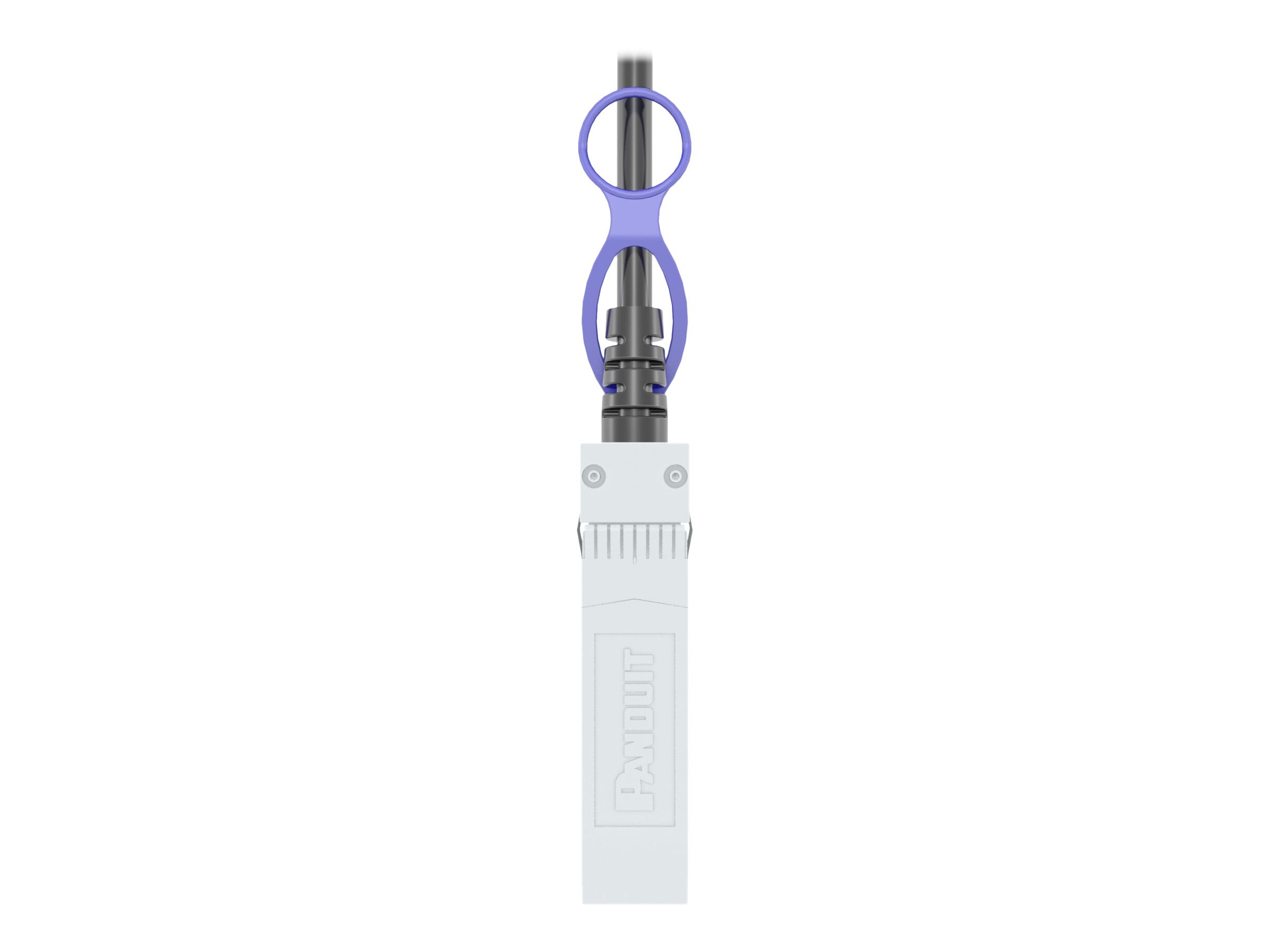 Panduit 10Gig - 10GBase direct attach cable - SFP+ to SFP+ - 5 ft - 0.2 in - twinaxial - SFF-8431/SFF-8432/SFF-8472 - passive PSF1PZA1.5MBL