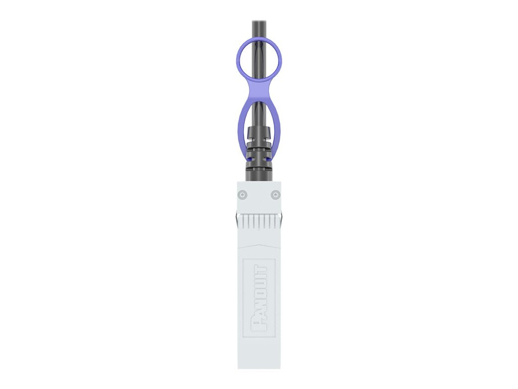 Panduit 10Gig - 10GBase direct attach cable - SFP+ to SFP+ - 8 ft - 0.2 in - twinaxial - SFF-8431/SFF-8432/SFF-8472 - passive PSF1PZA2.5MBL