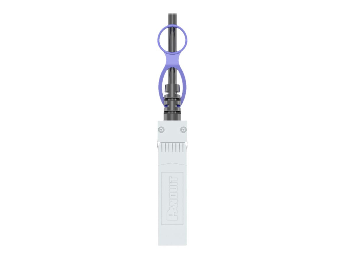 Panduit 10Gig - 10GBase direct attach cable - SFP+ to SFP+ - 8 ft - 0.2 in - twinaxial - SFF-8431/SFF-8432/SFF-8472 - passive PSF1PZA2.5MBL