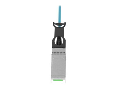 Panduit 10Gig - Direct attach cable - SFP+ to SFP+ - 20 m - 0.1 in - fiber optic - OM3 - Active Optical Cable (AOC) - aqua AX23NSPSPAQM020