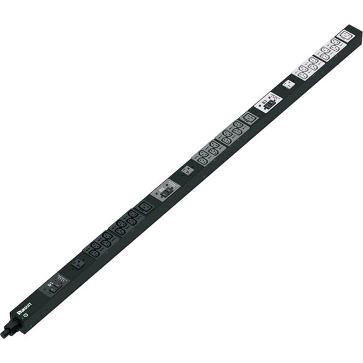Panduit Basic 30 Amp PDU - Advanced Power Distribution Unit with C13 C19 5-20R Outlets NEMA L21-30P P30B25M