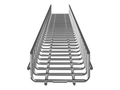 Panduit - Cable basket - 2 height x 4" width - silver" PWB2X4EZ