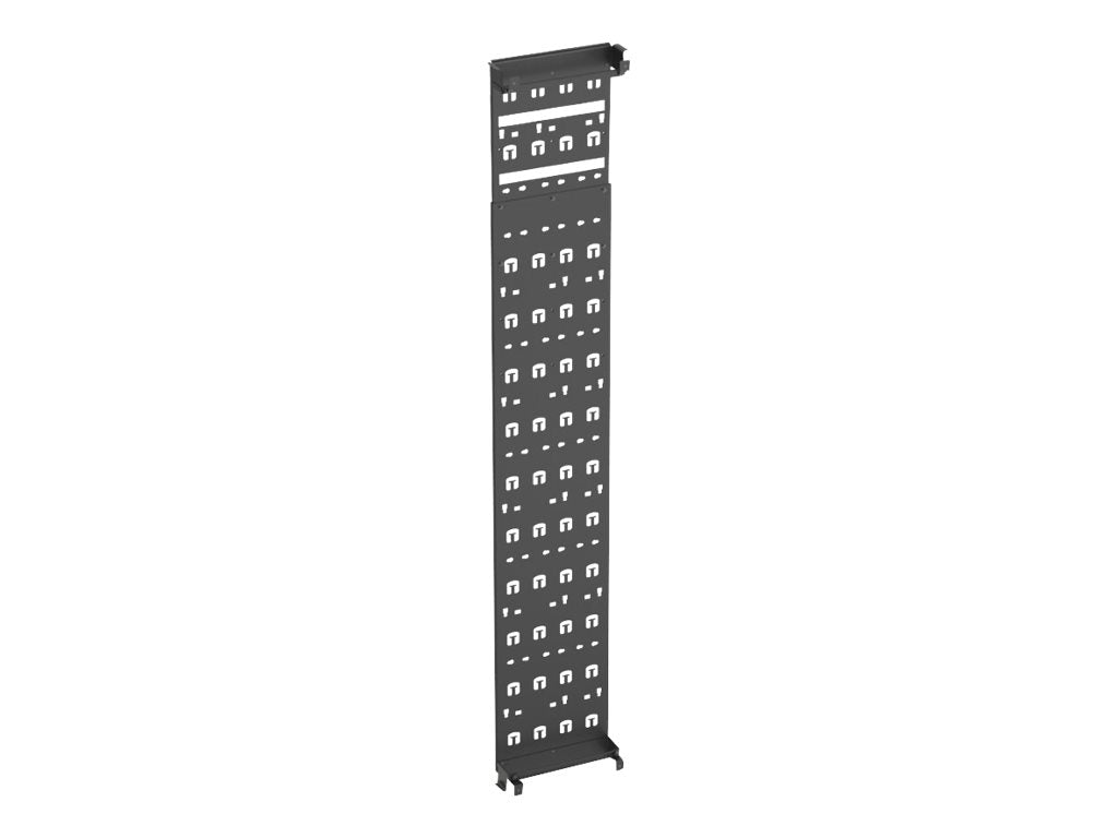 Panduit - Cable management trough (vertical) - black V4PTOB