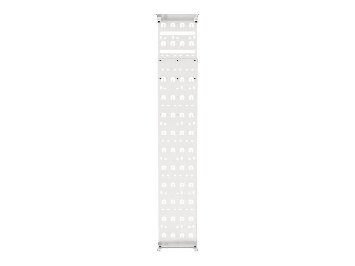 Panduit - Cable management trough (vertical) - tie-off - white - 52U V4PTOBWH