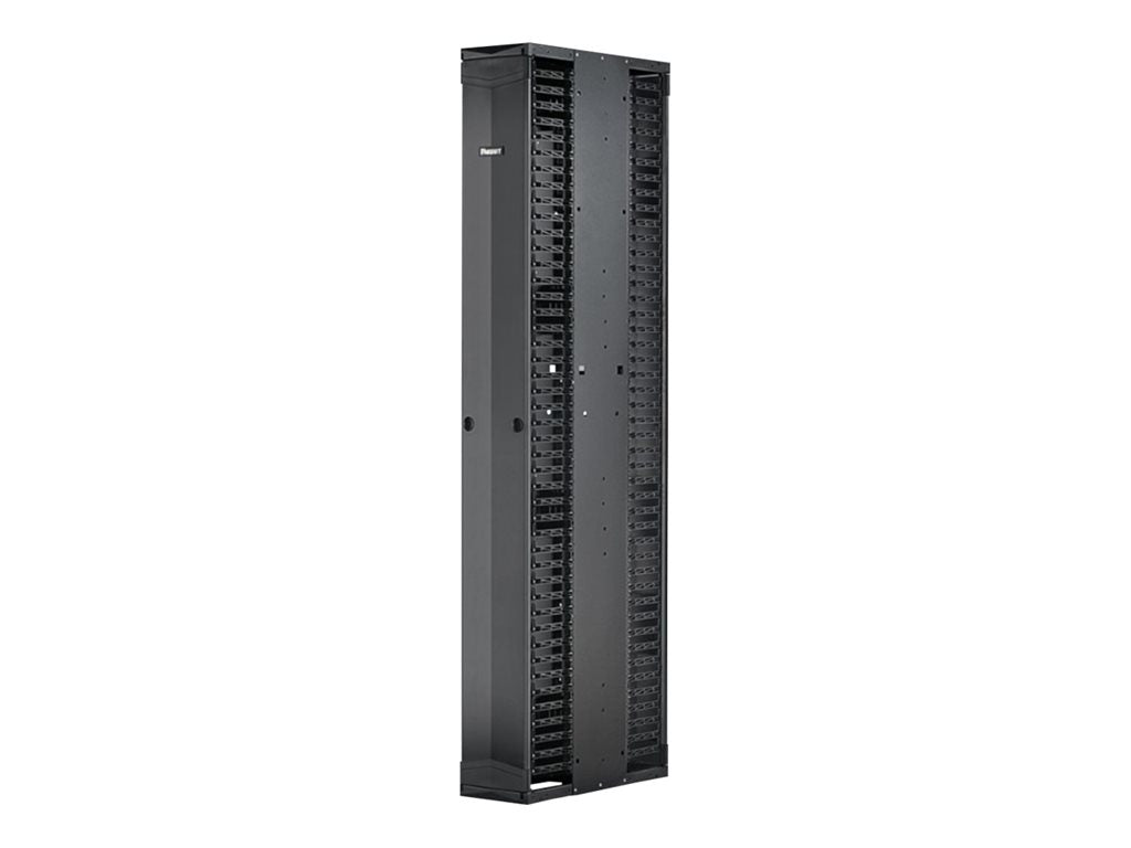Panduit - Cable manager (vertical) - dual sided - black - 52U - 19/23"" PE2VSD1096