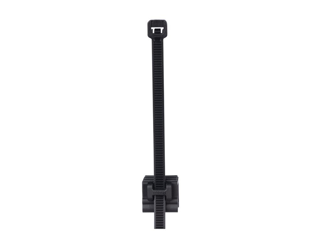 Panduit - Cable tie - with edge clip - outdoor - 62 ft - black CMSA24-2S-C300