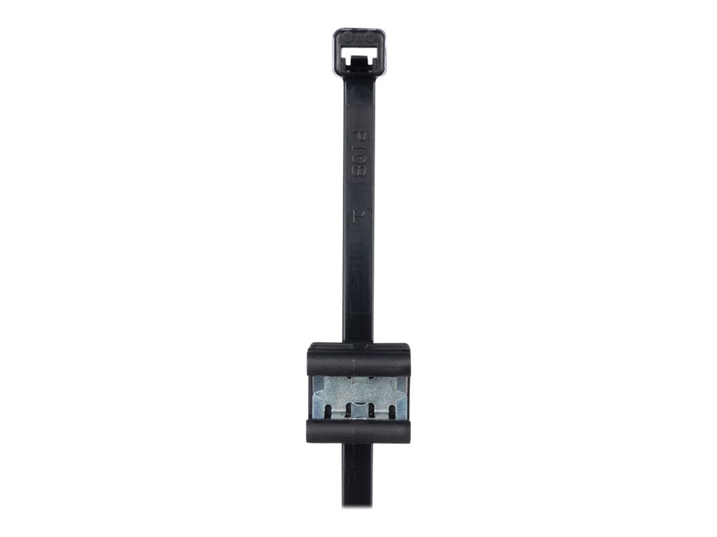 Panduit - Cable tie - with edge clip - outdoor - 7.4 in - black CMEA24-2S-D300