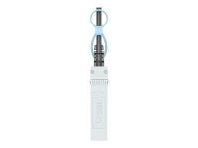 Panduit - Direct attach cable - SFP28 to SFP28 - 11.5 ft - twinaxial - passive - white PSF2PZC3.5MWH
