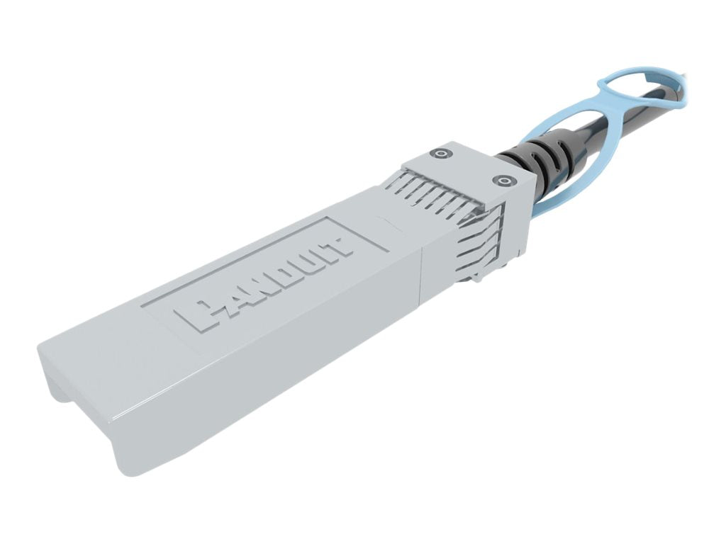 Panduit - Direct attach cable - SFP28 to SFP28 - 8 ft - 0.2 in - twinaxial - passive - white PSF2PZA2.5MWH