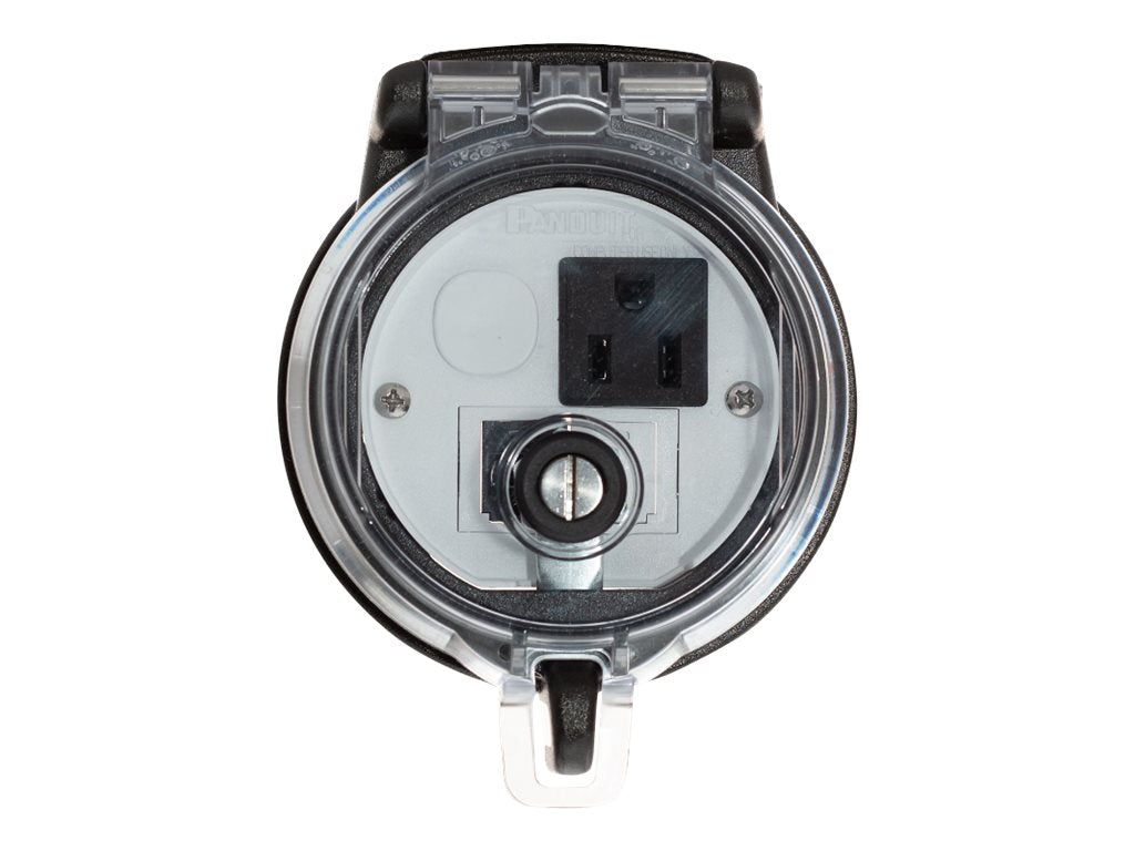 Panduit - Faceplate - CAT 5e - RJ-45, power DAP3BC-S0-5
