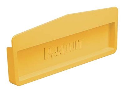 Panduit FiberRunner 12x4 End Cap Fitting - Cable raceway end cap - black