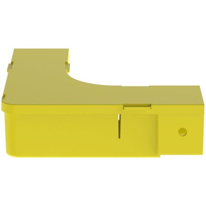 Panduit FiberRunner Horizontal Right-Angle, 2x2, Yellow