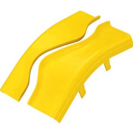 Panduit FiberRunner&reg; Outside Vertical 45 Degree Angle Cover FROV45SC4LYL