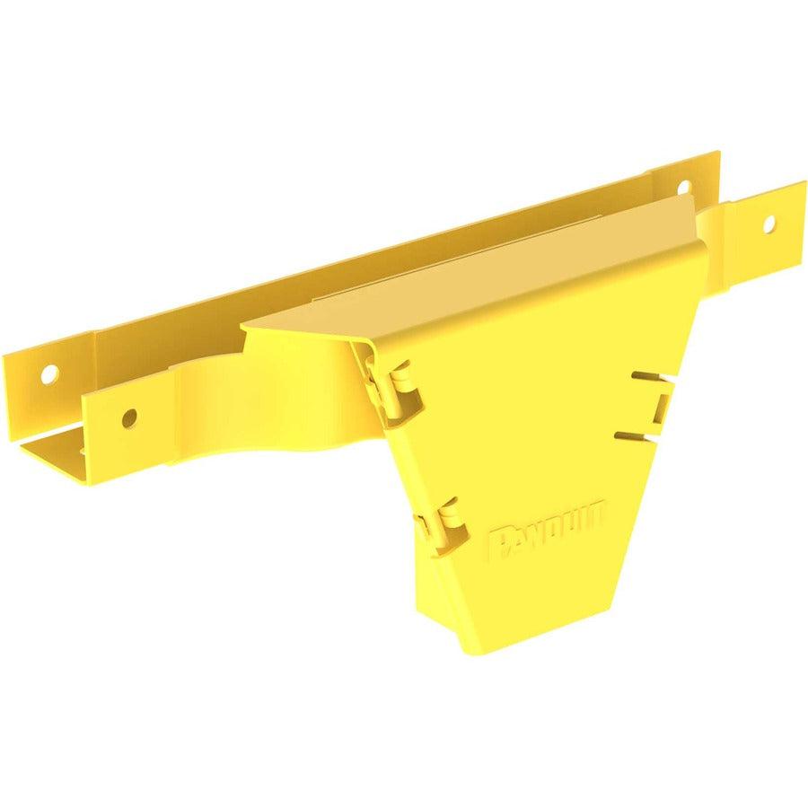 Panduit FiberRunner&reg; Vertical Tee, 90&deg;, 2x2, Yellow