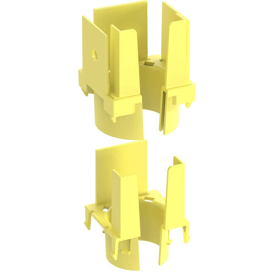 Panduit Fiberrunner&Reg; 1-Port Spillout, 2X2, Yellow
