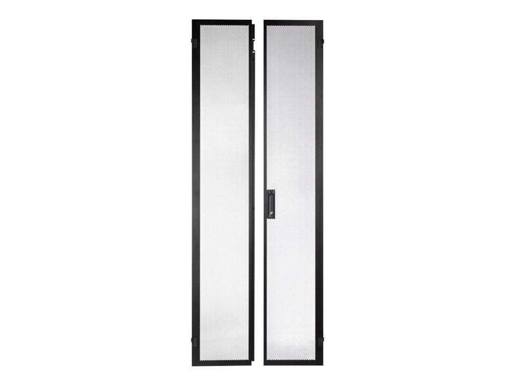 Panduit FlexFusion - Cabinet door - black - 42U XG-DRSP842B