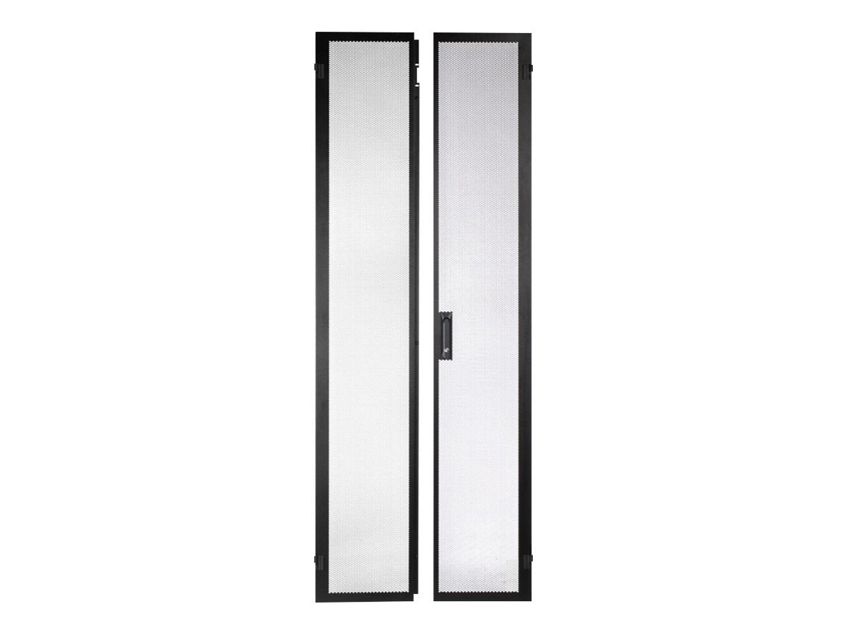 Panduit FlexFusion - Cabinet door - black - 42U XG-DRSP842B