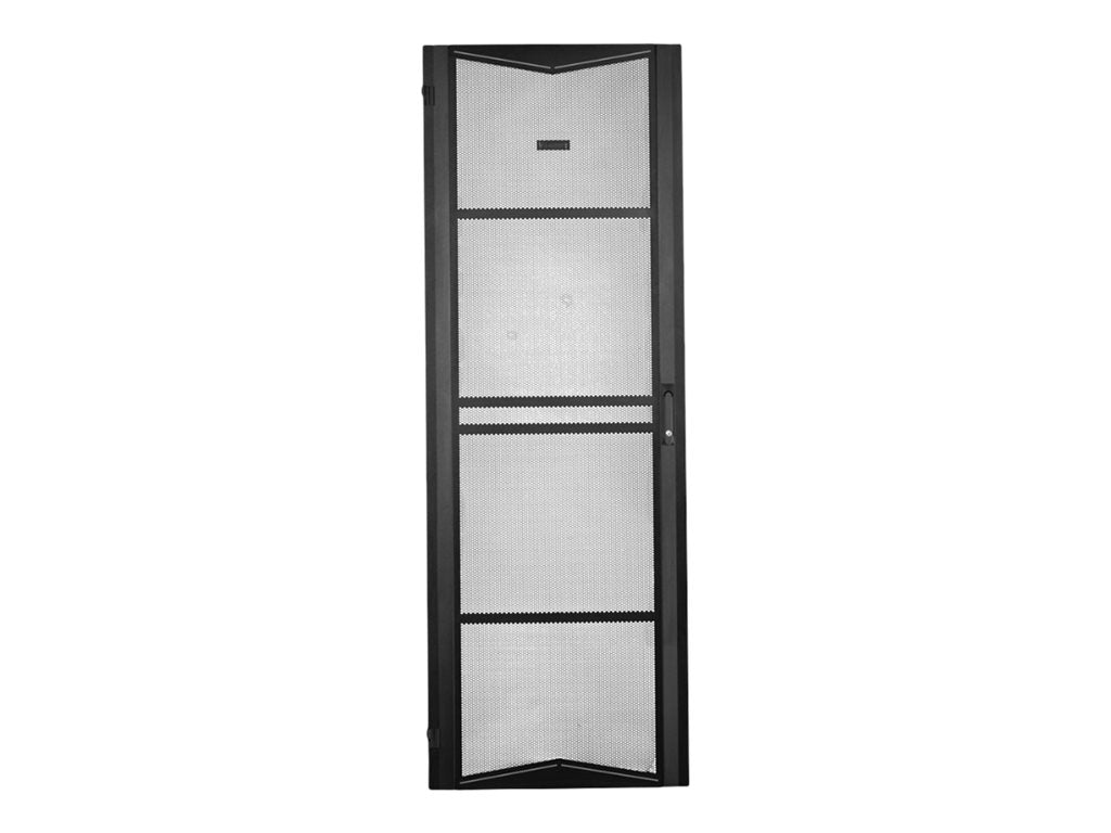Panduit FlexFusion - Cabinet door - single hinged - black - 45U XG-DRSH845B