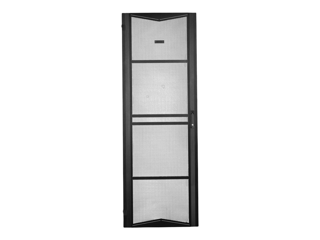 Panduit FlexFusion - Cabinet door - single hinged - black - 51U XG-DRSH751B