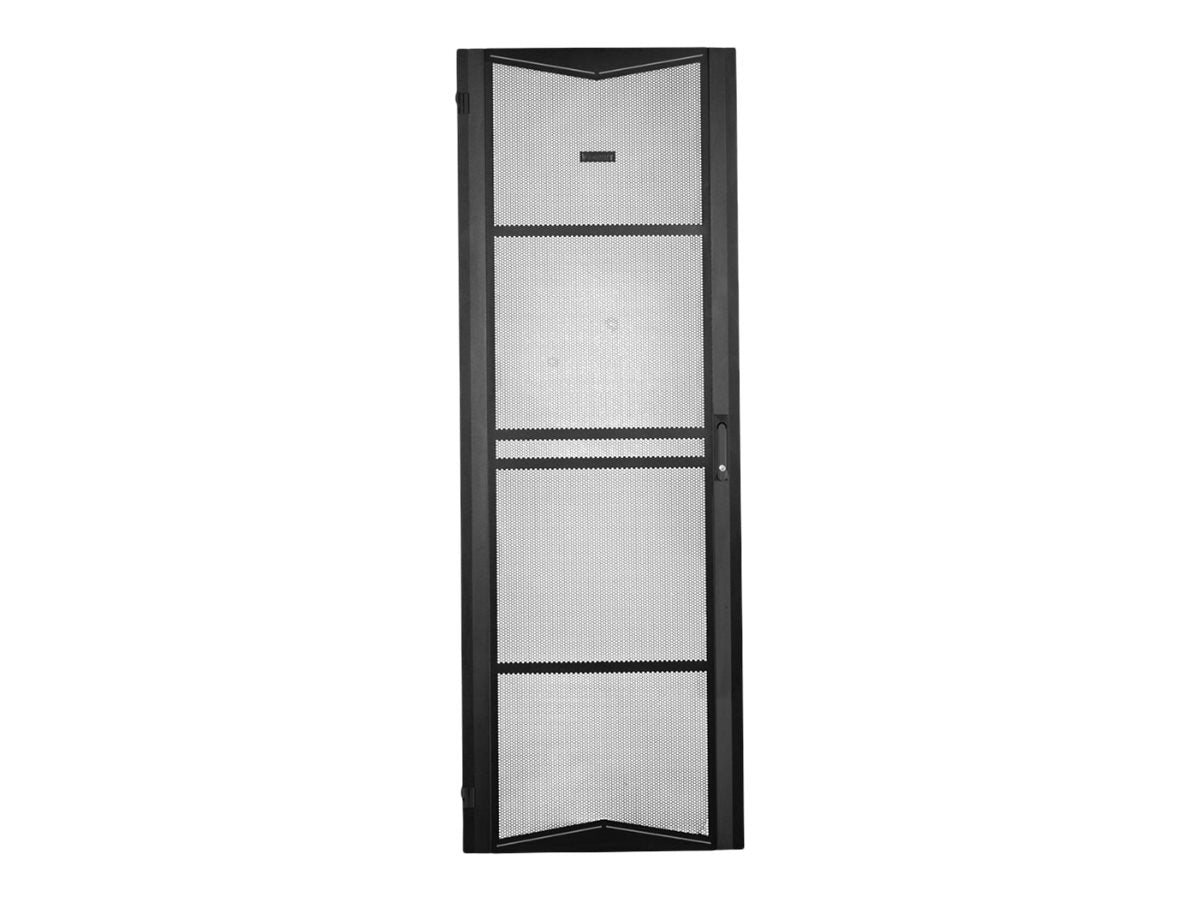Panduit FlexFusion - Cabinet door - single hinged - black - 51U XG-DRSH751B