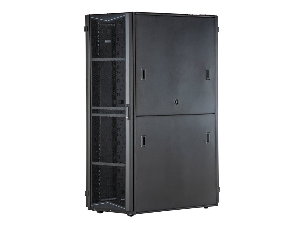 Panduit FlexFusion - Rack cabinet - black - 42U XG74222BS008X
