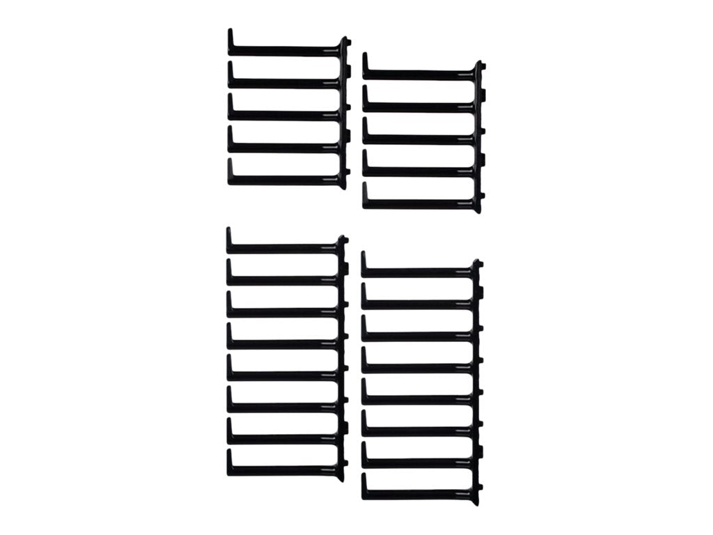 Panduit FlexFusion - Rack cable management finger - black - 48U XG-FML48B