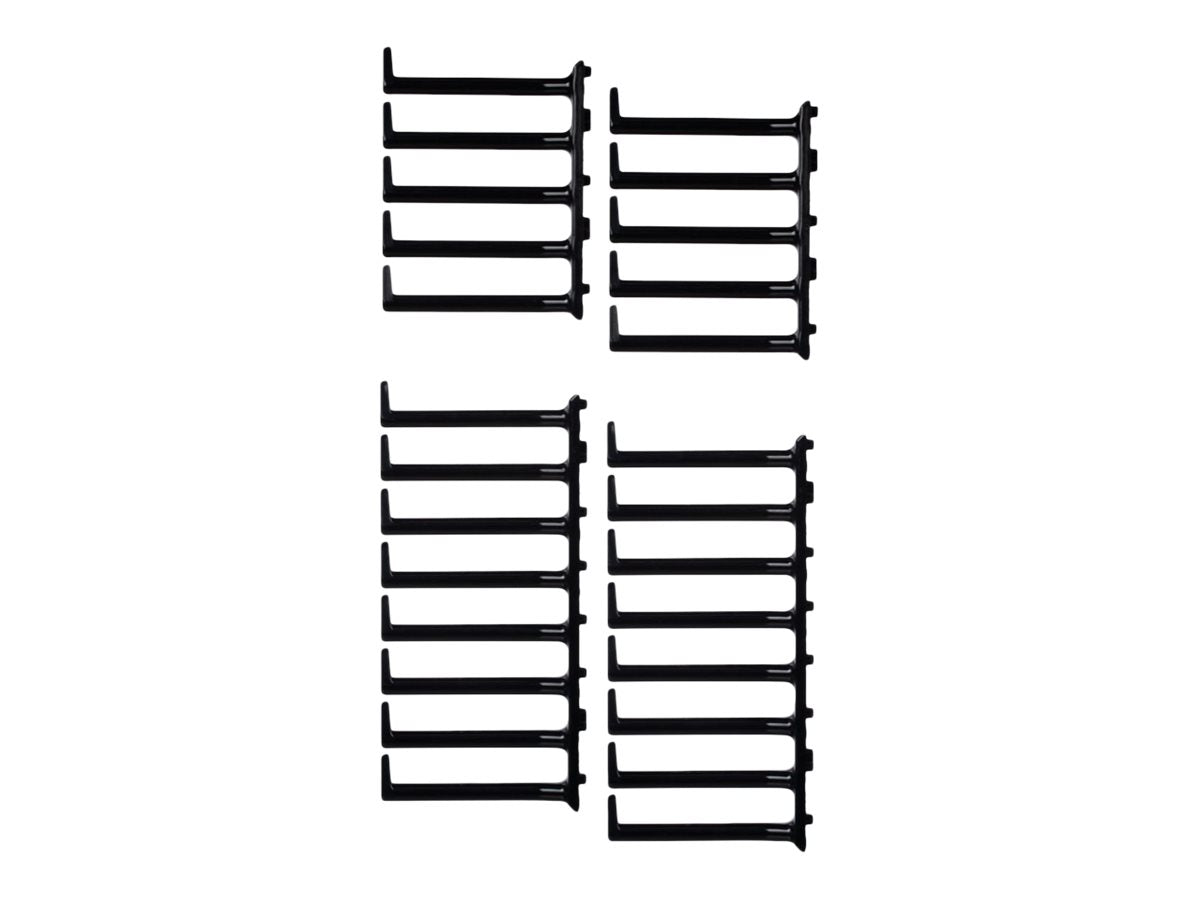 Panduit FlexFusion - Rack cable management finger - black - 48U XG-FML48B