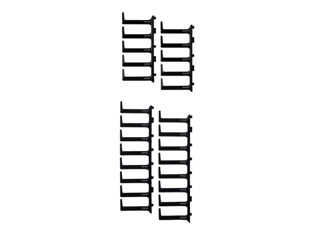 Panduit FlexFusion - Rack cable management finger kit - black - 51U XG-FMS51B
