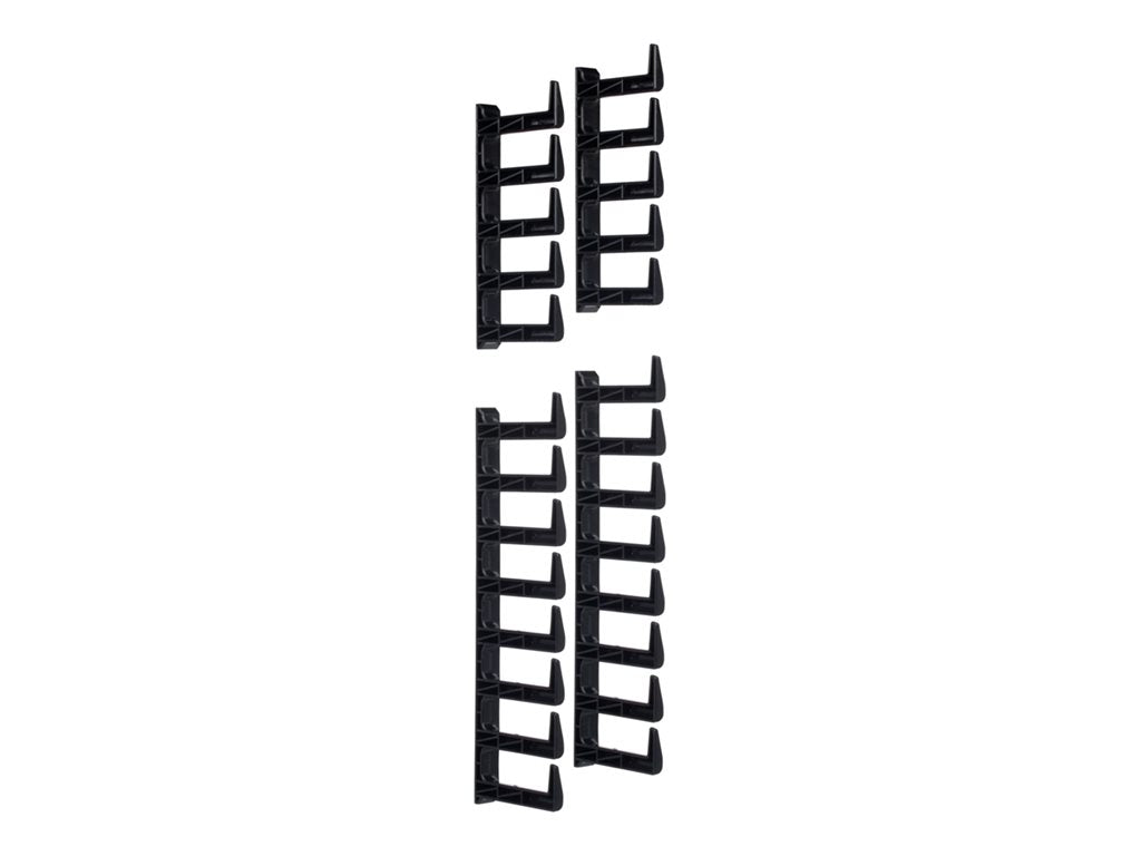 Panduit FlexFusion - Rack cable management finger kit - black XG-FMS45B