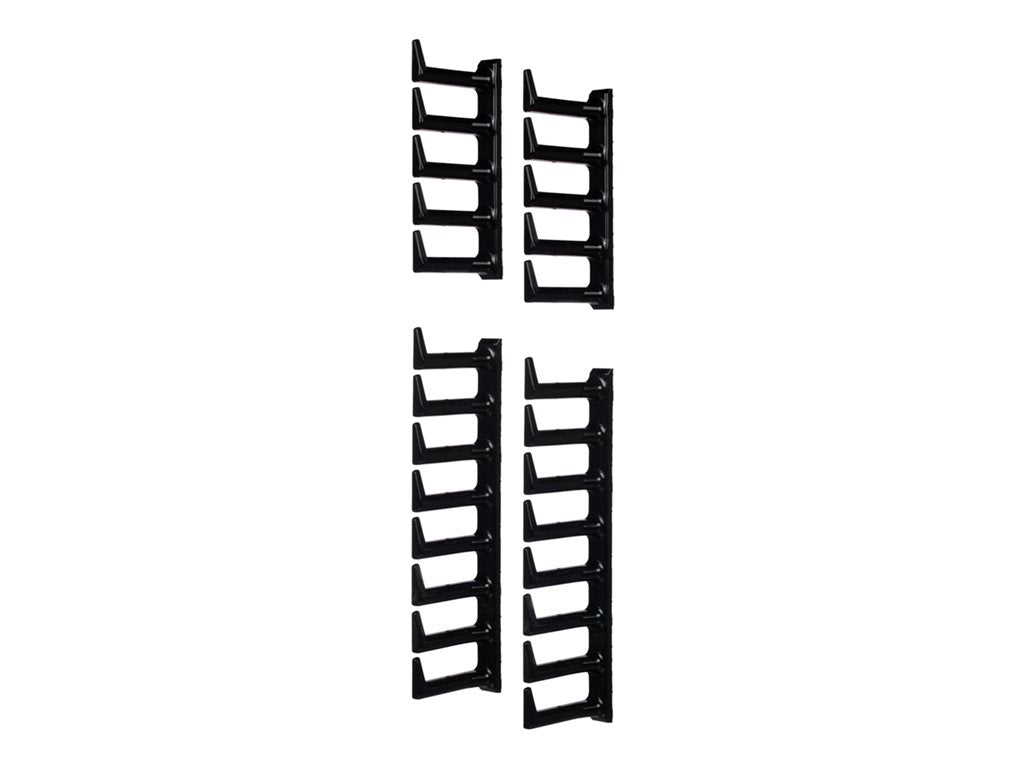 Panduit FlexFusion - Rack cable management finger kit - black XG-FMS45B