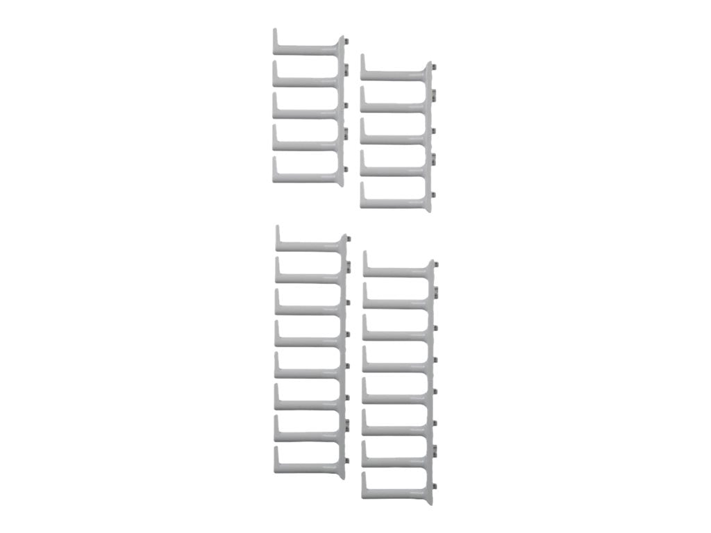 Panduit FlexFusion - Rack cable management finger kit - white - 48U XG-FMS48W