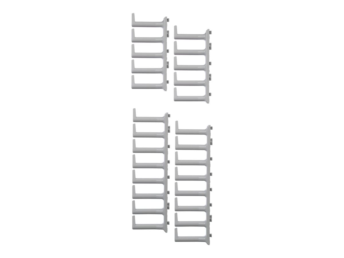 Panduit FlexFusion - Rack cable management finger kit - white XG-FMS45W