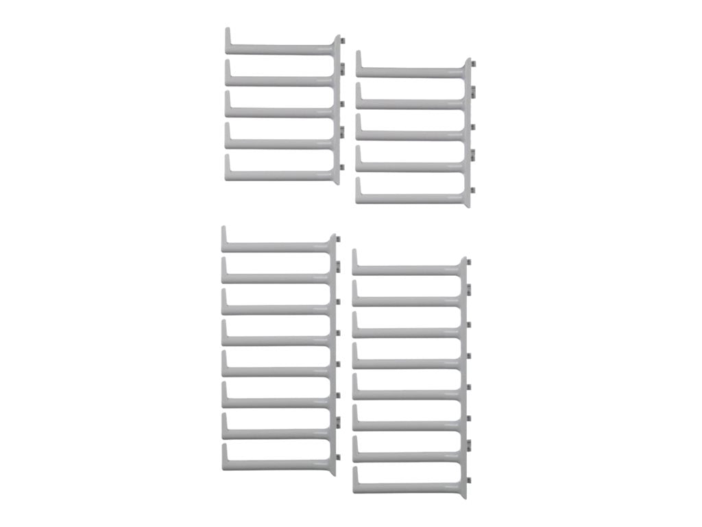 Panduit FlexFusion - Rack cable management finger - white - 45U XG-FML45W