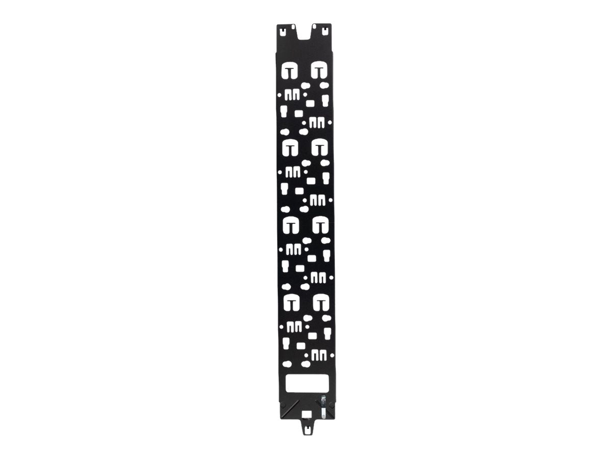 Panduit FlexFusion - Rack cable management panel (vertical) - black - 48U XG-VCM48B