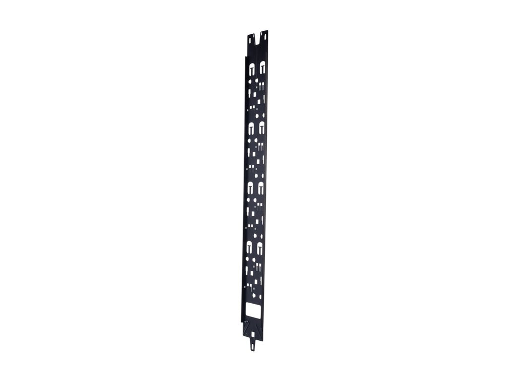 Panduit FlexFusion - Rack cable management panel (vertical) - black powder coat - 51U XG-VCM51B
