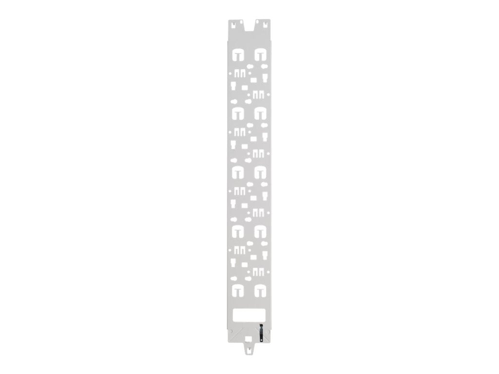 Panduit FlexFusion - Rack cable management panel (vertical) - white - 51U XG-VCM51W