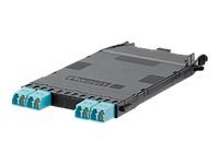 Panduit HD Flex Breakout Cassette, Fiber/Optimized Loss (0.50 dB) - Pre-terminated fiber optic cassette - LC MM X 8 -
