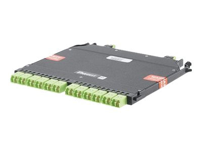 Panduit HD Flex - Fiber optic cassette - LC Duplex MM X 12 - lime FHCWA-24-10AS